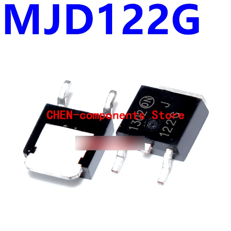 20Pcs MJD122 Transistor Patch Om-252 Brand Nieuwe J122G