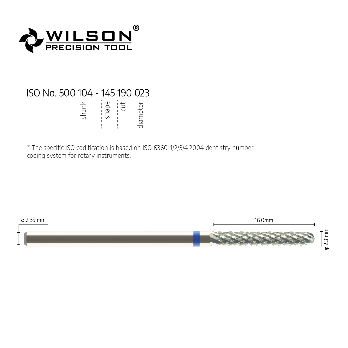 WilsonDental 5000321 Tungsten Carbide Pieza De Baja Velocidad Dental Tools for trimming Plaster/Acrylic/Metal