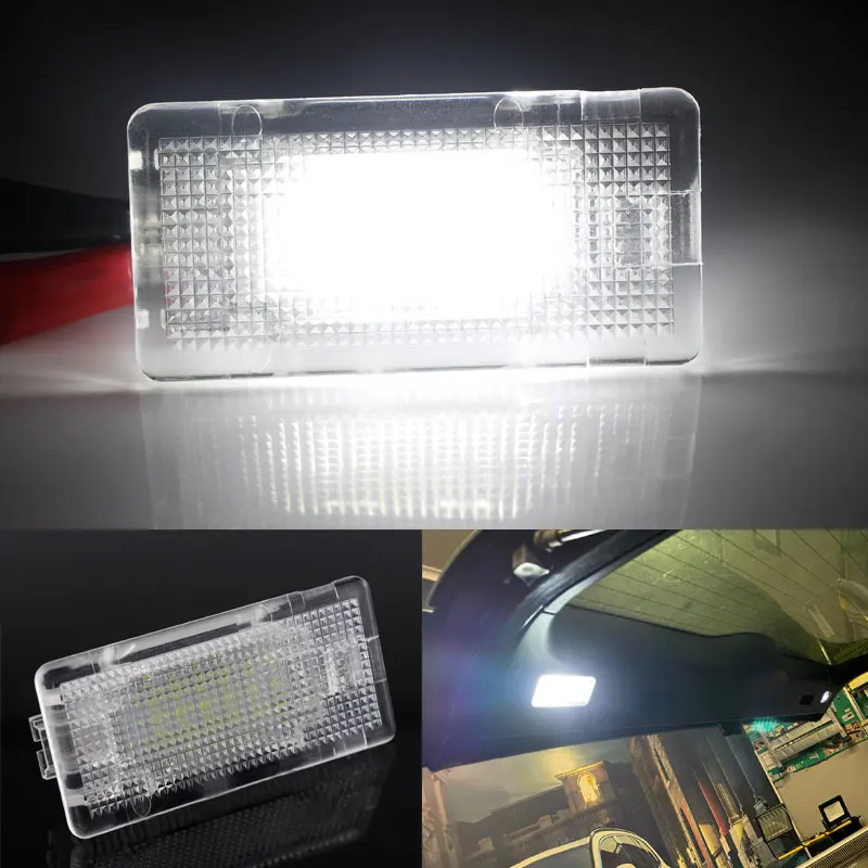 

2 Pcs Led Footwell Luggage Compartment Trunk Interior Light Glove Box Lamp For BMW 1 3 5 6 7Series E39 E46 E60 E90 F01 F02 F03