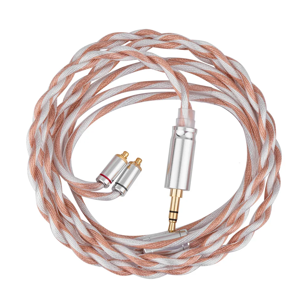 Linsoul Euphrosyne Litz type 6 5N OCC Silver plated OCC Cable