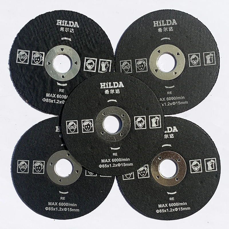 Free Shipping!  5Pcs/Lot,85x10/15mm Accessory Blades For Mini Hand Circular Saw,Resig Spare Cutting Disc For Steel,Metal,Copper.