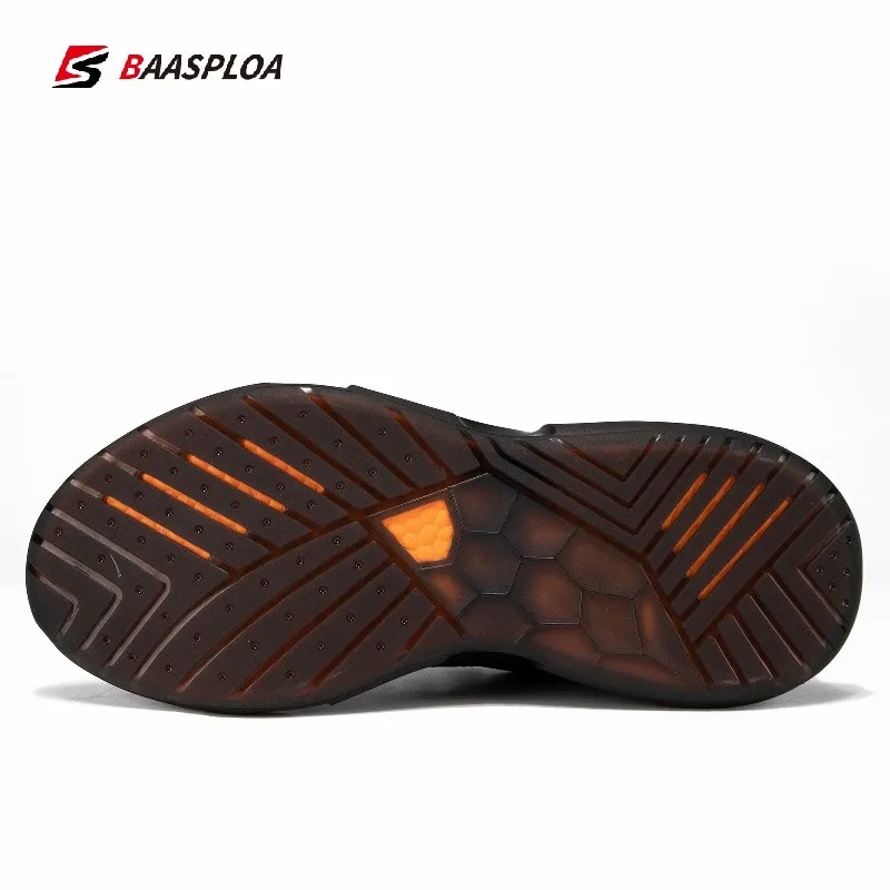 Baasploa 2022 New Design Men Outdoor Running Shoes Non-slip Wear-resistant Casual Shoes Lightweight Male Fashion Walking Shoes