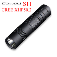 Convoy S11 Flashlight Linterna Led Cree XHP50.2 Powerful Torch Light Camp Lantern 18650 26650 Hand Flash Light Tactical Lamp