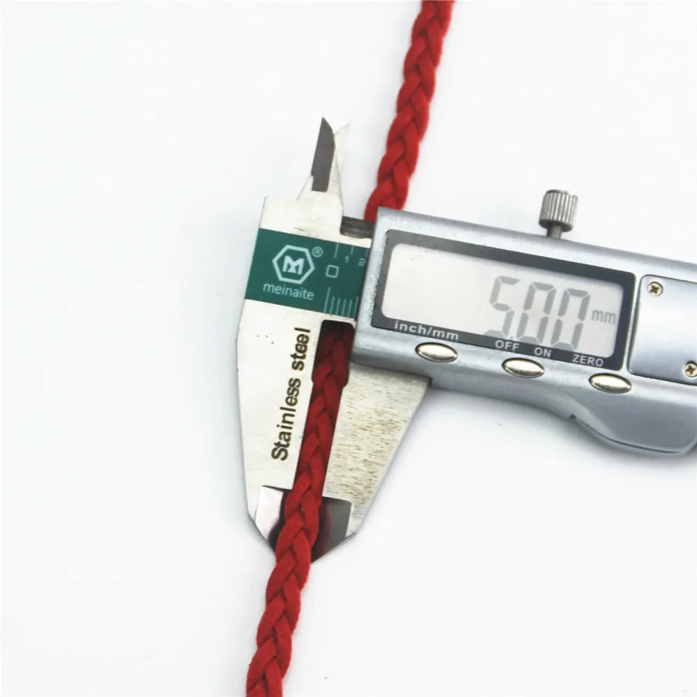 High quality 5meters/lot Faux Suede Leather Braided Beading Cord Rope Thread DIY Accessories 16color for choose ds234