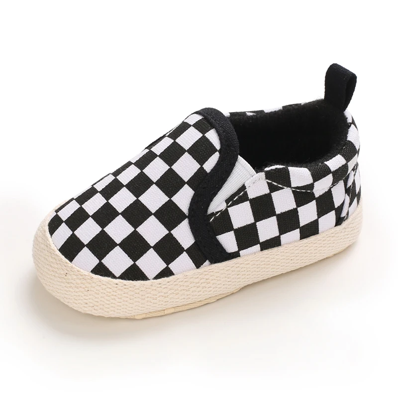 2025 neue Baby Leinwand Turnschuhe Anti-slip Weiche Plaid Baby Junge Mädchen Schuhe Neugeborene Erste Wanderer Infant Baby unisex Casual Schuhe – Detail 23