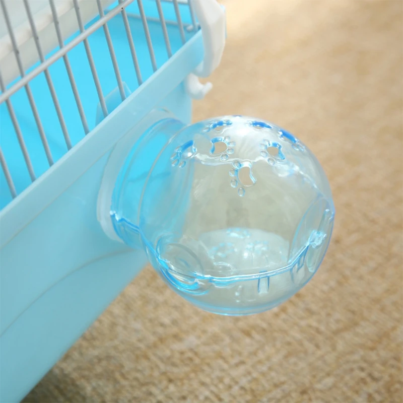 Transparent Hamster External Bathroom Pipe Cage Shower Bath Tub Plastic Small Pet Bath Basin Bathroom Container Sandbox