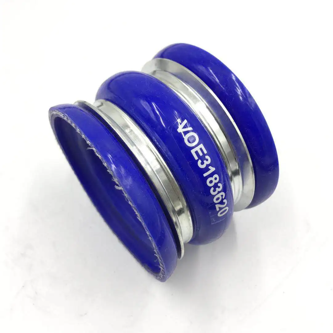 For excavator parts EC210 209 360 460 intercooler tube turbocharger connecting tube hose 3183620, high-quality