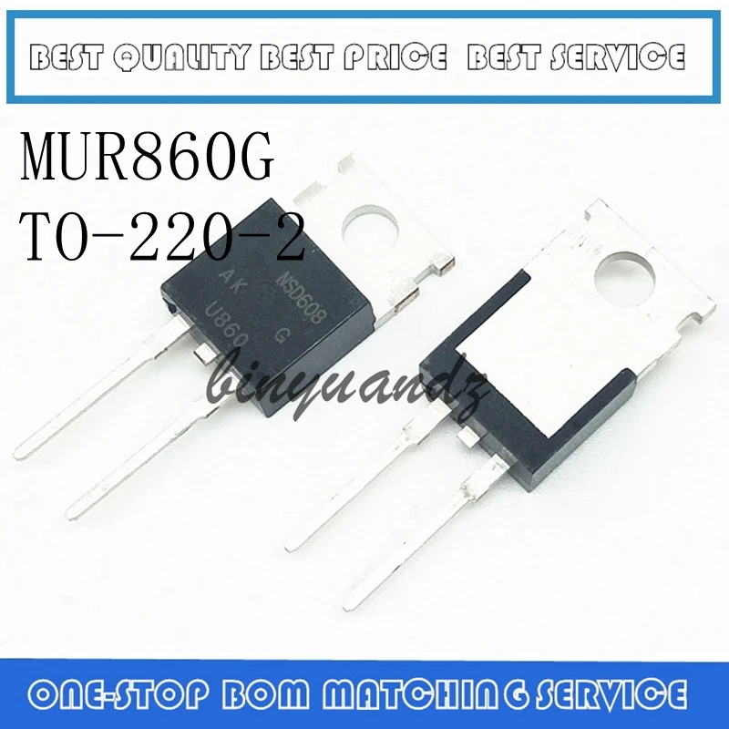 20 قطعة ~ 50 قطعة MUR860 TO220 MUR860G U860 إلى-220