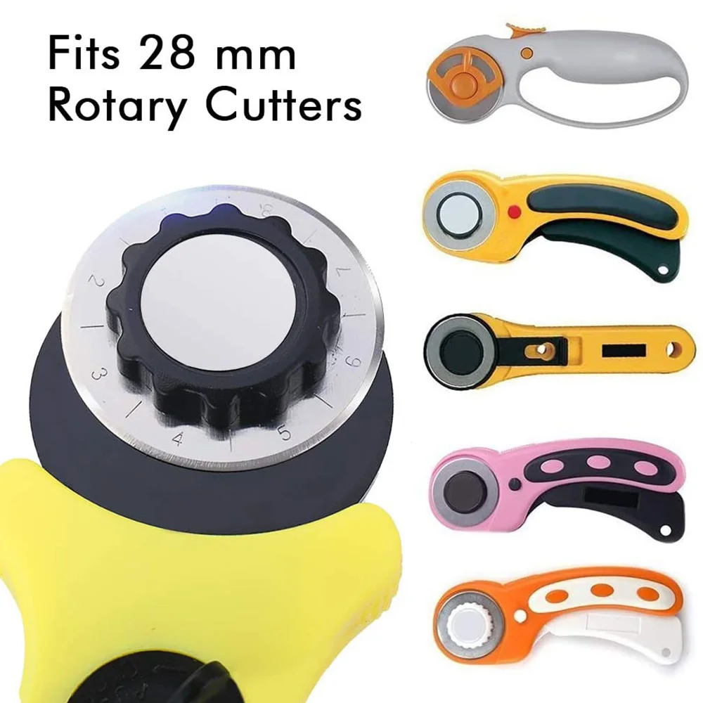 28-45MM Rotary Cutter Blades Sharp and Durable Replacement Cutting Blades Refills for Quilting Scrapbooking Sewing Arts Crafts