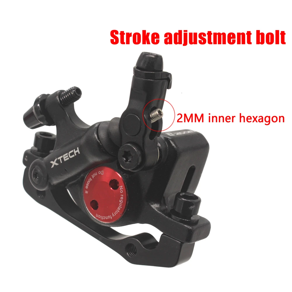 ZOOM XTECH HB100 Mountainbike Hydraulisches Bremsenset Langlebige Scheibenbremsen (Vorne + Hinten) für MTB Downhill & Offroad-Radfahren – Detail 6