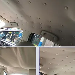 New 10pcs Car Interior Ceiling Cloth Fixing Screw Cap For Volkswagen Golf 5 6 7 PASSAT B5 B6 B7 Polo T5 Bora T-ROC Jetta MK5 MK6