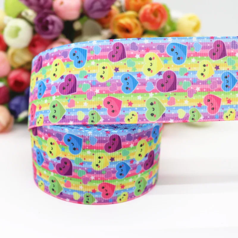 10 Yards 1,5'' 38MM Niedliche Bedruckte Grosgrain-Bänder für Haarschleifen DIY Handarbeitsmaterialien Y2020070701 – Detail 8