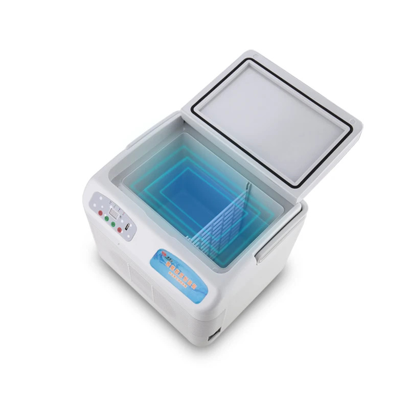 15L الأنسولين ثلاجة ثلاجة صغيرة صغيرة المنزلية الإنترفيرون لقاح المخدرات البطن التدفئة درجة حرارة ثابتة