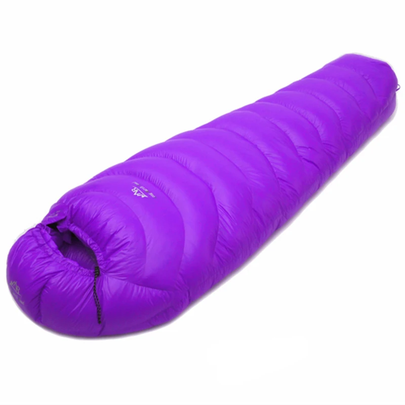 LMR 800G Ultralight White Goose Down Filling Waterproof Anti-Tear Wear Camping Splicing Mummy Sleeping Bag Sac De Couchage