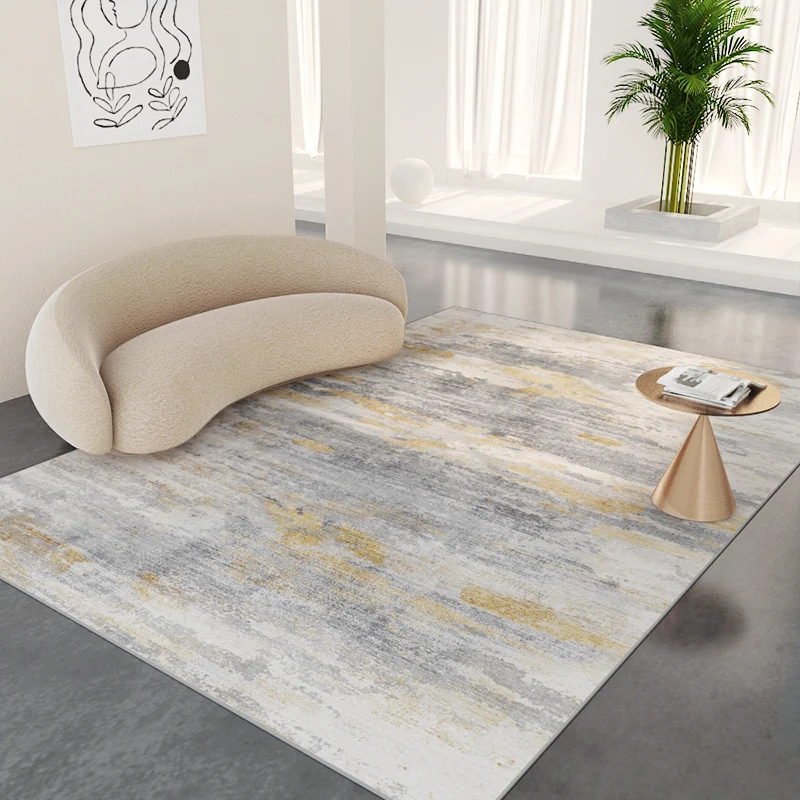 Modern Nordic Large Carpet Living Room Abstract For Study Room Bedroom Area Rug Custom Home Non-slip Bedside Table Mat