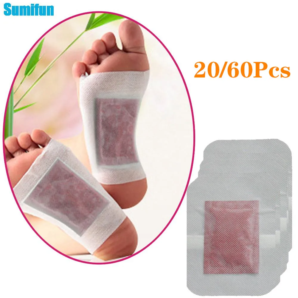 

20/60pcs Sumifun Foot Care Patch Body Detox Nourishing Herbal Sticker Rose Extracts Feet Pads Improve Sleeping Medical Plaster