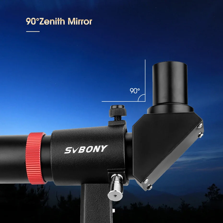 Svbony SV182 Telescope 6x30 Right-Angle Correct-Image Optical Dot Finderscope Astronomy Scope Viewfinder