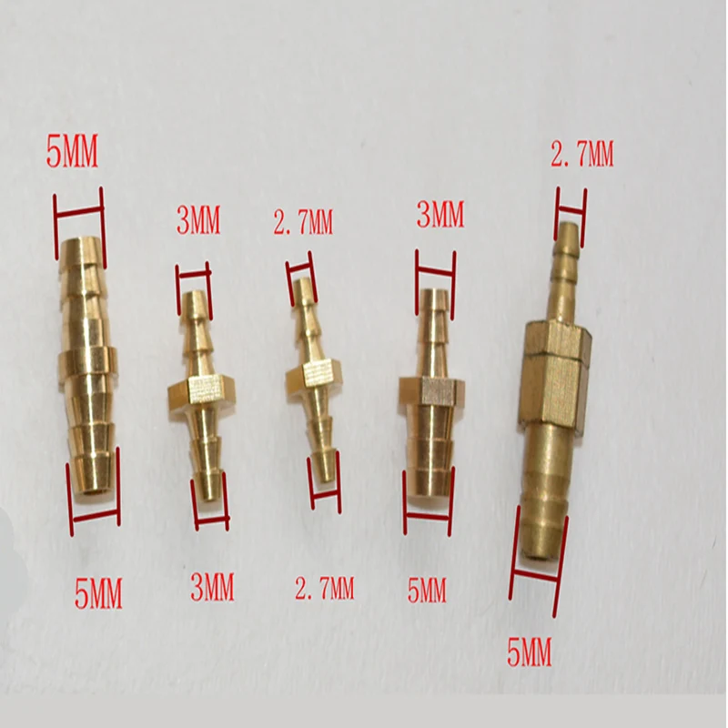 2PCS Dental Connector Adaptor For Chair Accessories Tube Connection Dental Product Materials Basic 3MM To 5MM Dentist Tools