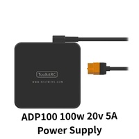 ToolkitRC ADP100 100w 20v 5A Power Supply Unit with XT60 Output For ISDT Q8 Q6 GT Power Hota HTRC SkyRC Charger RC Drone