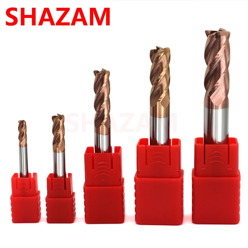 Fräsen Cutter Legierung Beschichtung Wolfram Stahl Werkzeug Cnc Hrc55 Ecke Schruppen Metall Fräsen Cutter Kit Top Fräsen Maschine Endmil – Detail 3