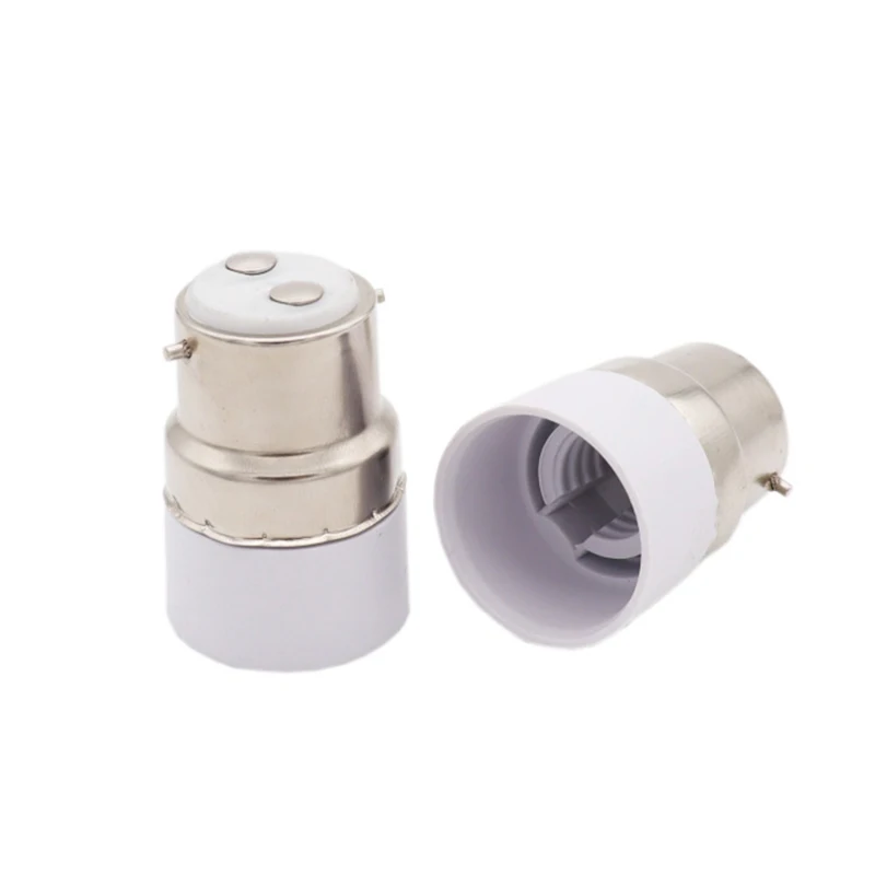 NEW LED Light Bulb Socket B22 To E14 Adapter Led Lamp Bulb Base Holder Converter Fireproof Material For Home