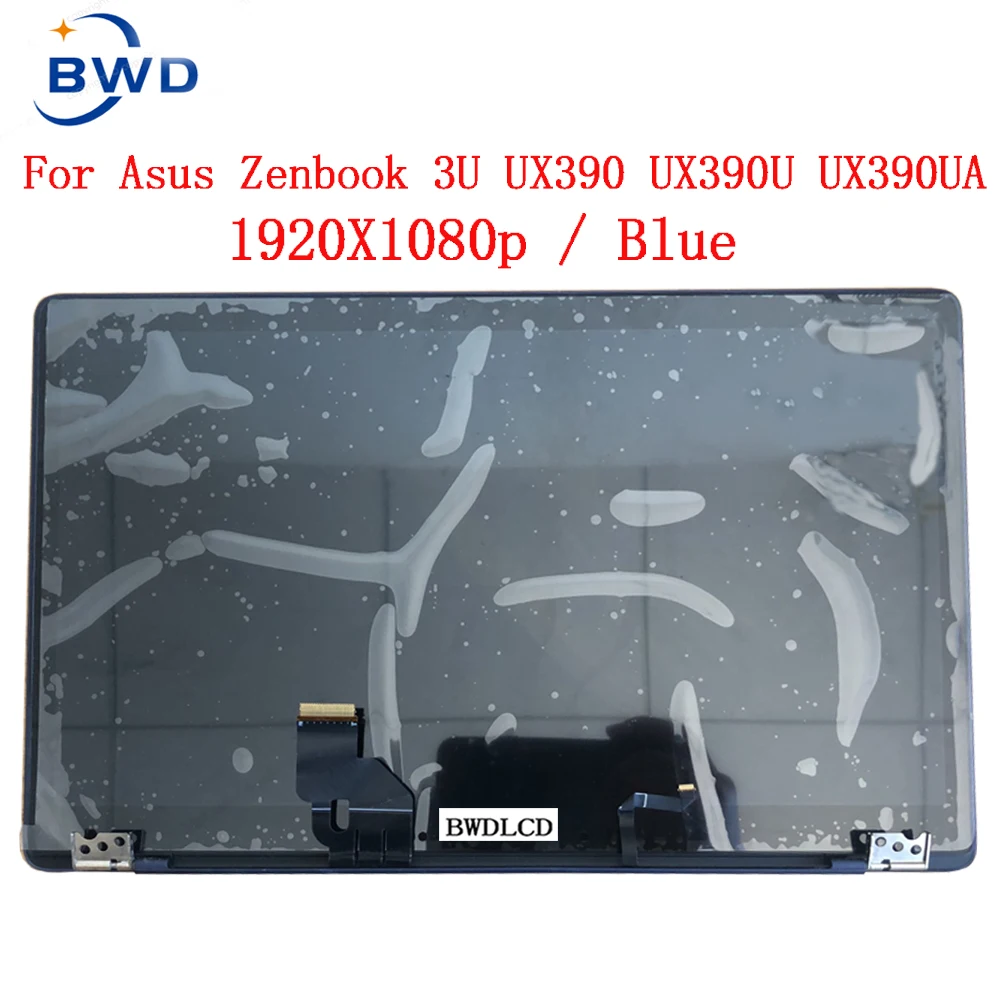 

original assembly 12.5"FHD For ASUS ZENBOOK 3u UX390 ux390u UX390UA UX390UAK Laptop COMPLETE LCD Display Sreen Panel Upper Half