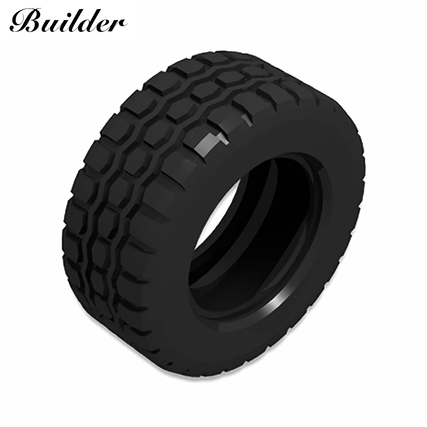 Little Builder 92912/15038 Wheel Tyre 94x38mm Technological Automobile Building Blocks DIY Assembly MOC Compatible Toy Part 1pcs