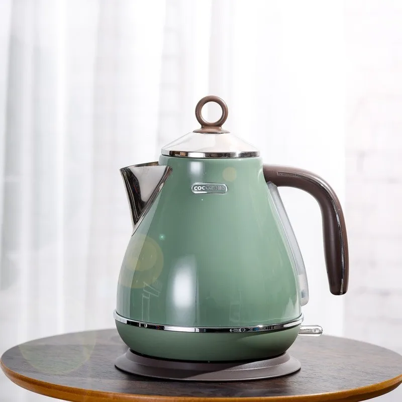 

304 Stainless Steel Electric Kettle 1800W Household Kitchen Quick Heating Boiling Teapot Coffee 1.7L 220V Samovar Water