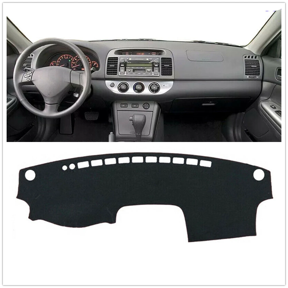 For Toyota Camry XV30 2002-2006 Car Dashboard Cover Carpet Front Console Gauge Shield Dash Board Heat Proof Mat Sun Shade Strip