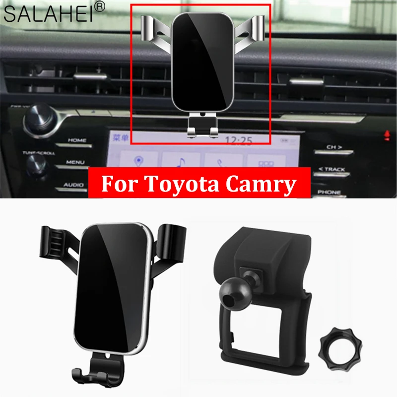 

Mobile Phone Holder For Toyota Camry 2018 2019 Car Auto Dashboard Mount GPS Phone Holder Clip Stand in Car For IPhone 11 Xiaomi