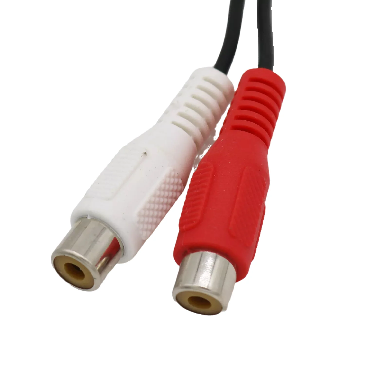 USB 2.0 A żeński na 2x RCA Phono żeński Splitter Audio wideo AV PC TV Aux kompozytowy konwerter kabel Adapter przewód