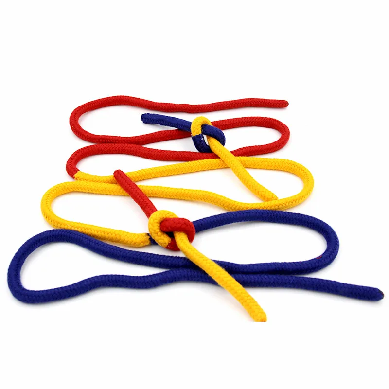 Three Strings Three Color Linking Ropes Magic Trick Red Yellow Blue Rope Magic Props Close-Up Funny Professional Accessories