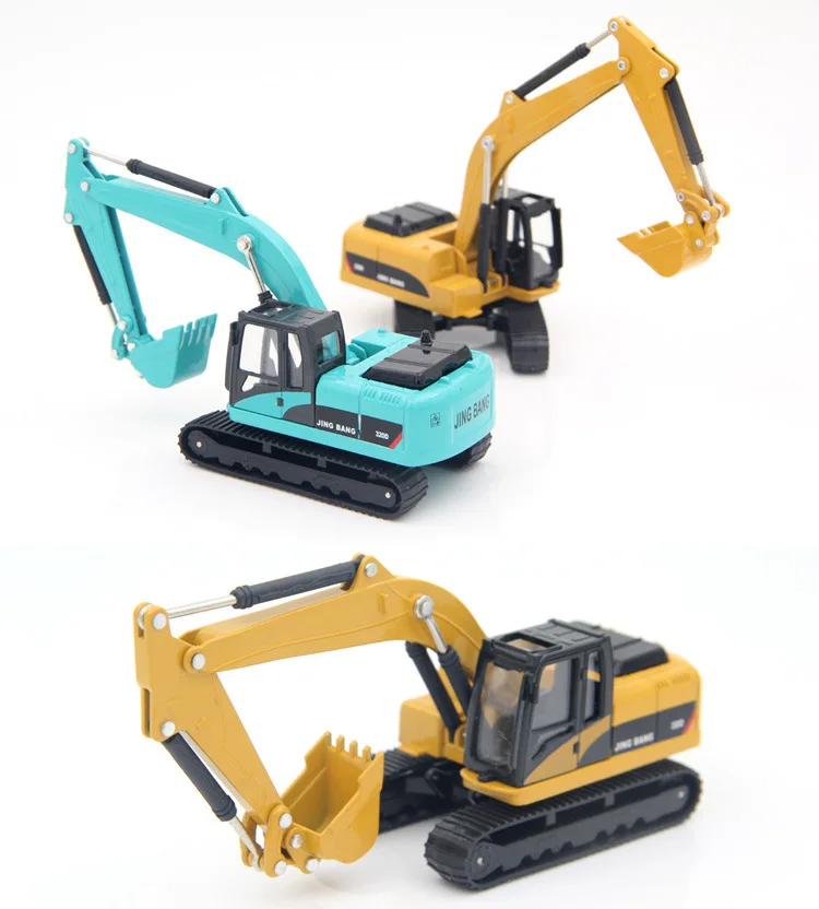 Hot-selling high-simulation alloy excavator mixer truck model,1:60 construction truck toy,wood grabber dump truck,free shippig