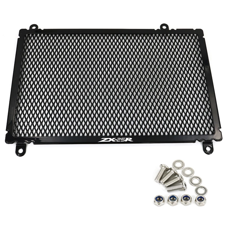

Fit For Kawasaki ZX-25R 2020-2021 ZX-25R Radiator Guard Cover Protector Grill Oil Cooler Aluminum Black