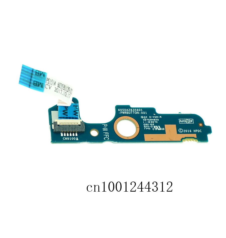

New Original For HP EliteBook 840 850 745 G3 G4 ZBOOK 15U 14U C3 Power Button Board 821169-001 6050A2727401