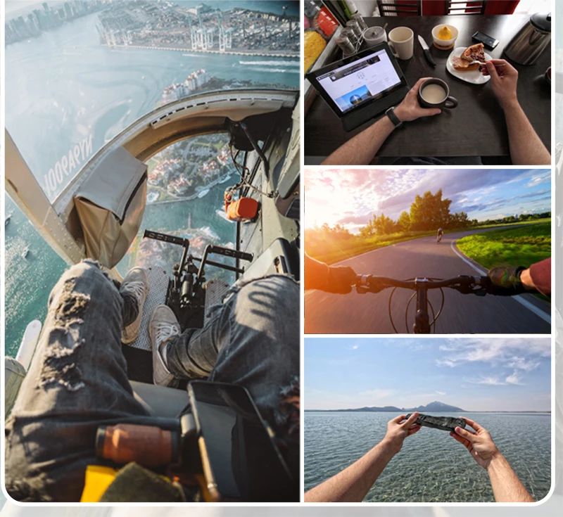 Phone Head Mount GoPro Strap for iPhone, Samsung Galaxy, & Note All Smartphones universal adapter connect the clip chest strap