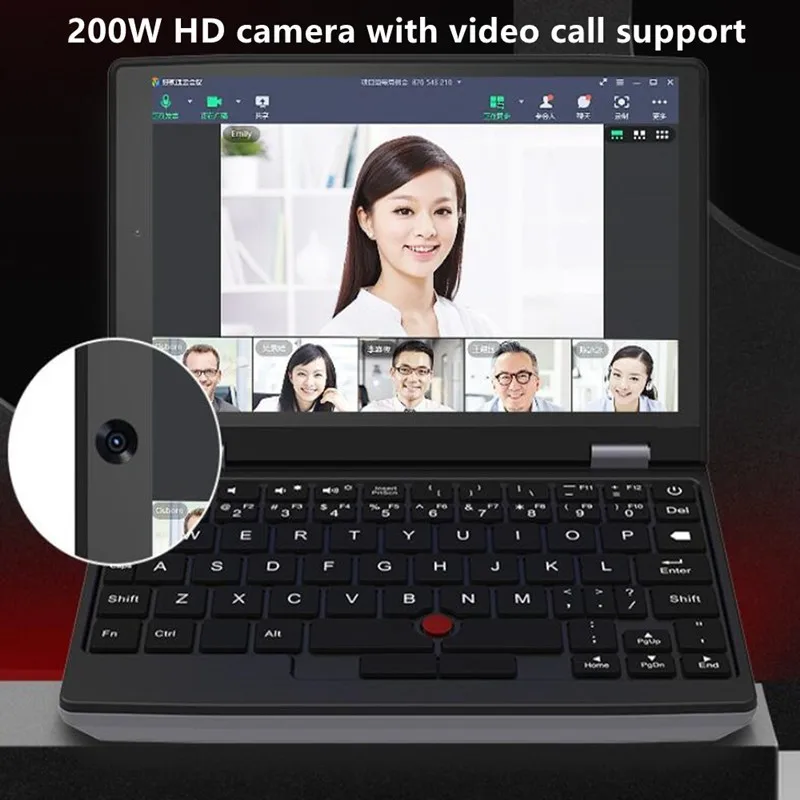 7-inch touch control portátil quad-core escritório de negócios aprendizagem computador portátil ram 8g + rom 128g portátil