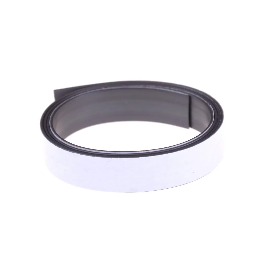 1 Meter/lot Anisotropy Rubber Magnet 10*1 mm with 3M self Adhesive Flexible Magnetic Strip Magnet Tape width 10mm thickness 1mm