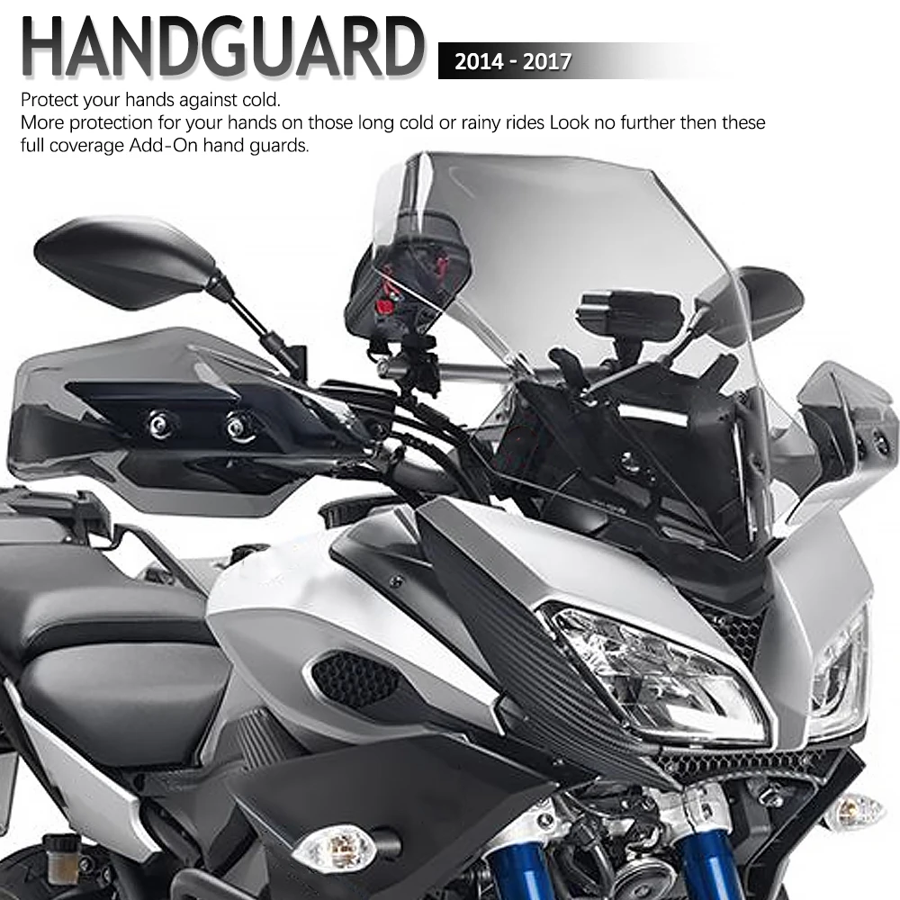 

2014 - 2017 Motorcycle Accessories For YAMAHA MT09 MT-09 mt09 hand guard Motorcycle handguards Handlebar Guards Tracer 900