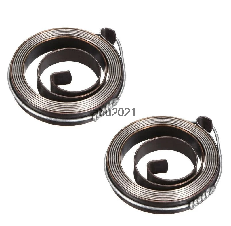 2 Chiếc Kẹp Mũi Khoan Mùa Xuân Lông Thức Ăn Trở Lại Cuộn Dây Lắp Lò Xo 1000Mm 40x8x0.8mm