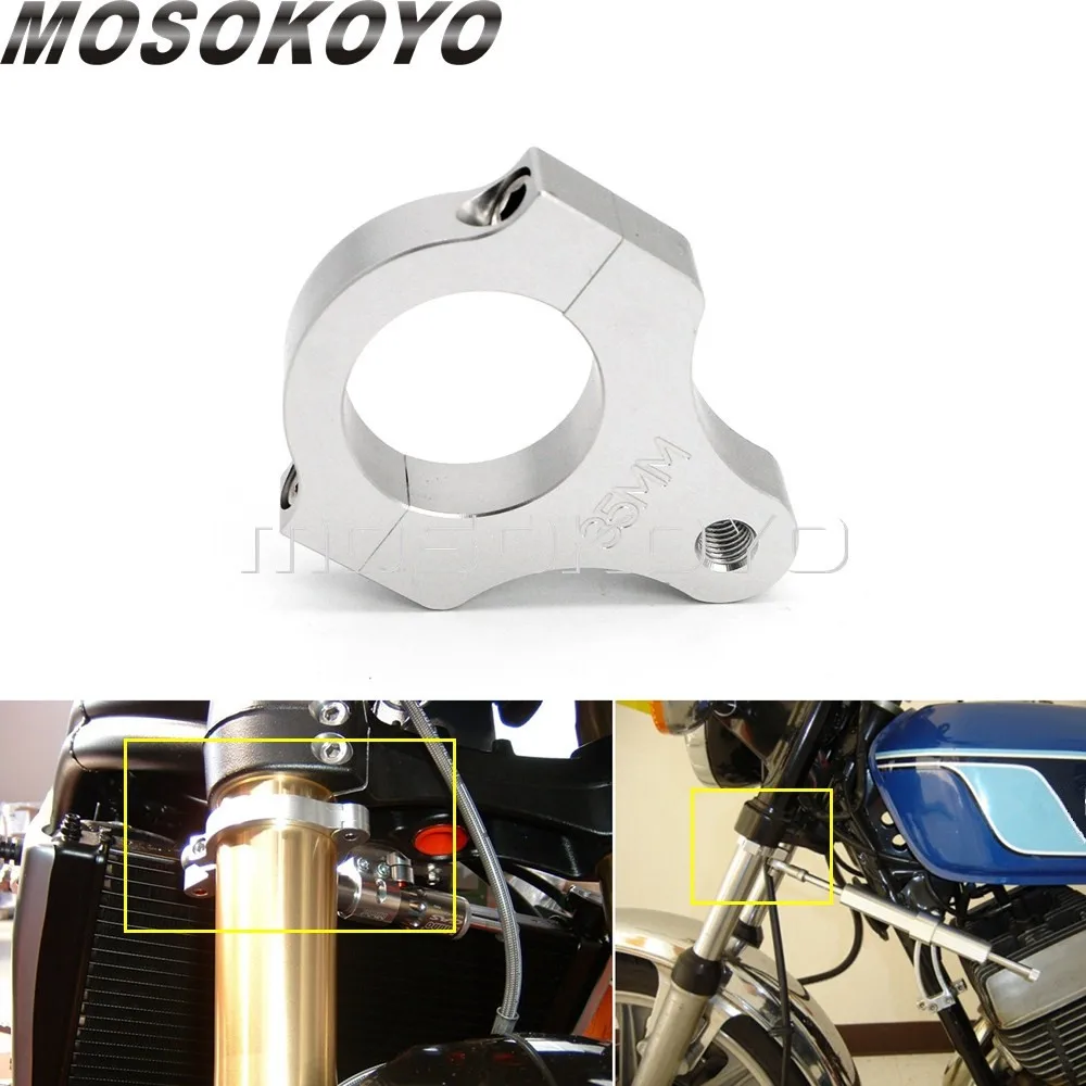 30-60mm Fork Fixer Mounting Clamp Steering Damper Stabilizer Fork Frame Bracket Holder Universal Mount Adapter Support 35mm 48mm