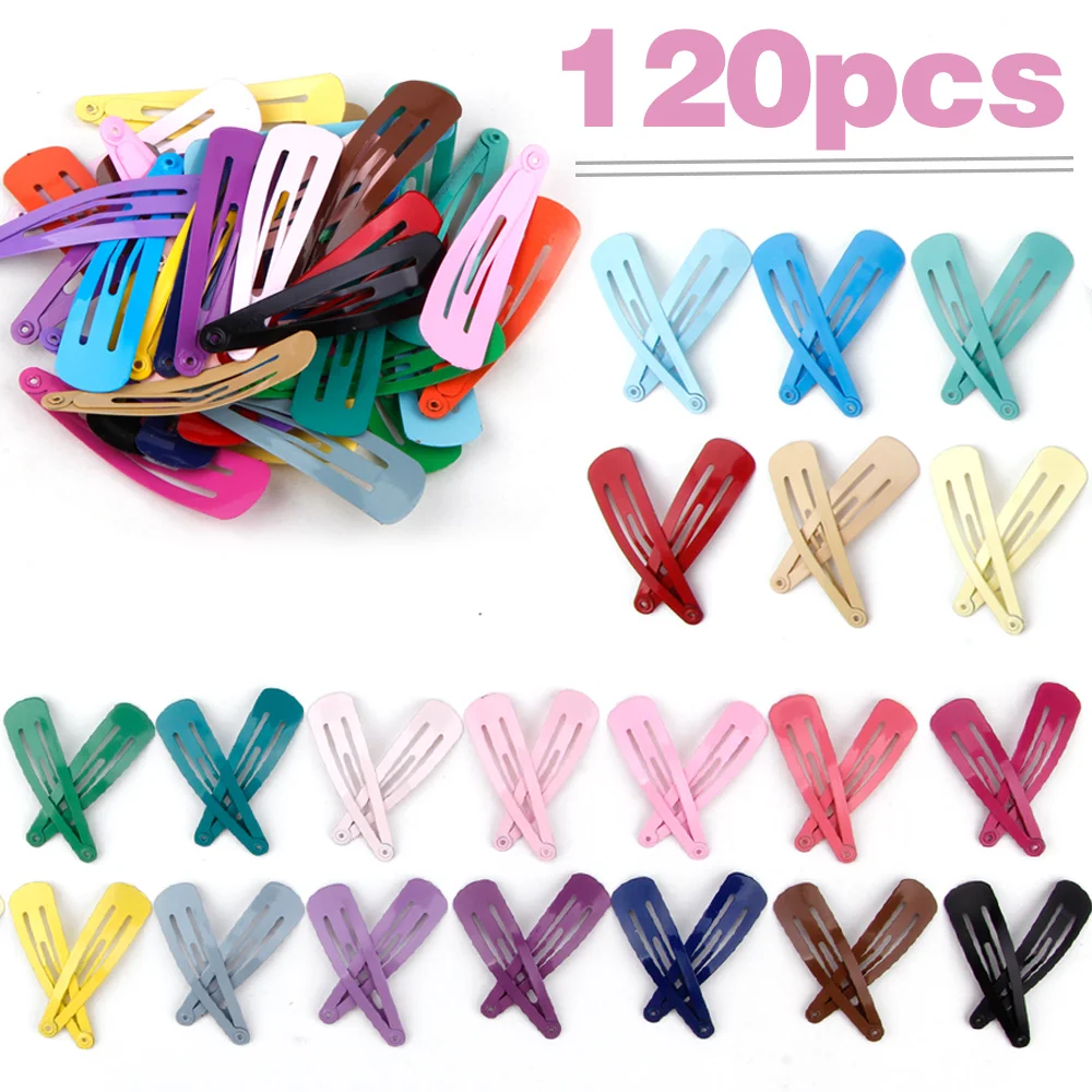 20/40/80/120pcs Alligator Hair Clips Hair Barrettes For The Women Colored Hair Clips Metal Hairgrip Woman Hair Clips Accessories