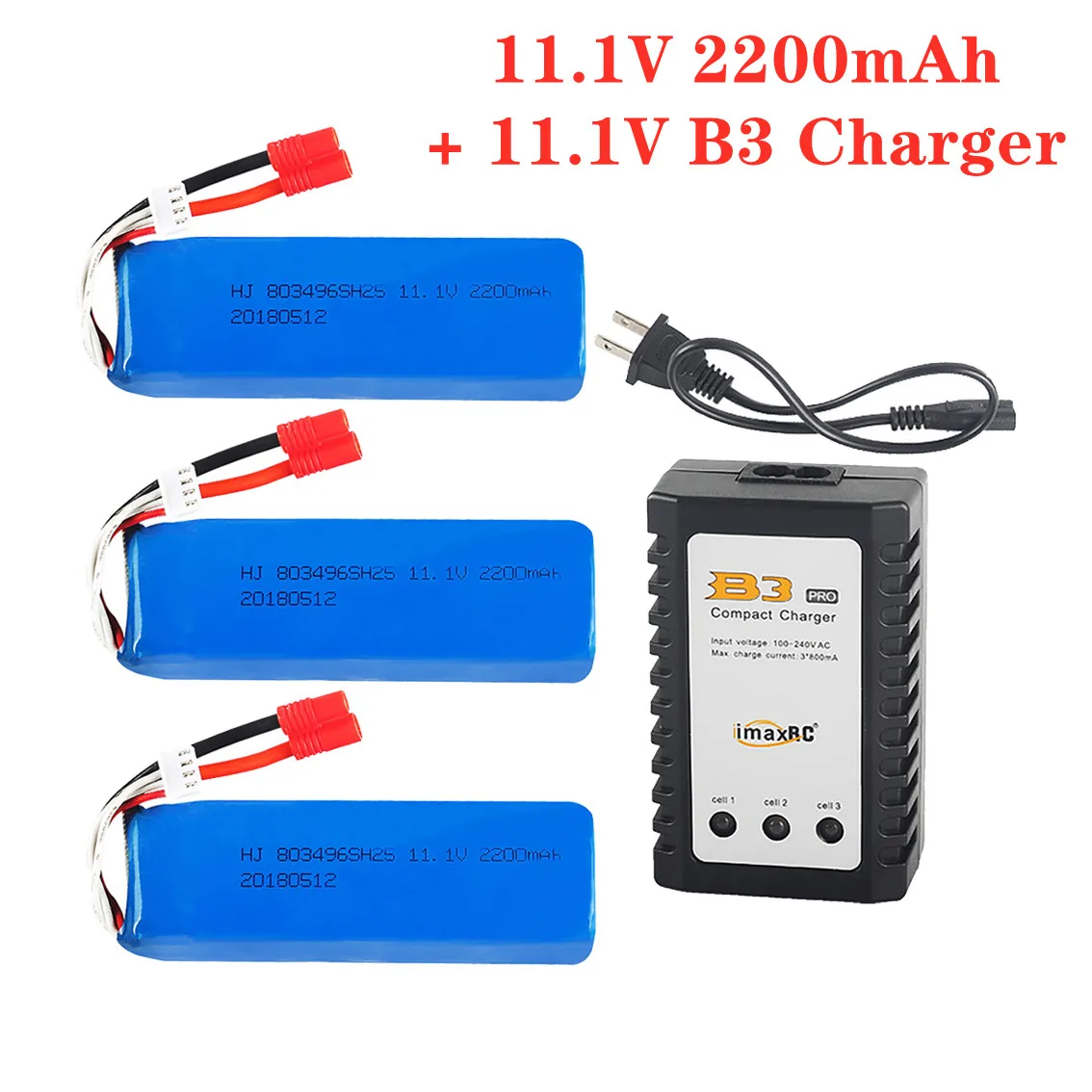 3s battery 11.1v 2200 mah Lipo Battery 803496 + 7.4V 11.1V Charger For Bayangtoys X16 X21 X22 Rc Quadcopter Spare Parts 11.1 V