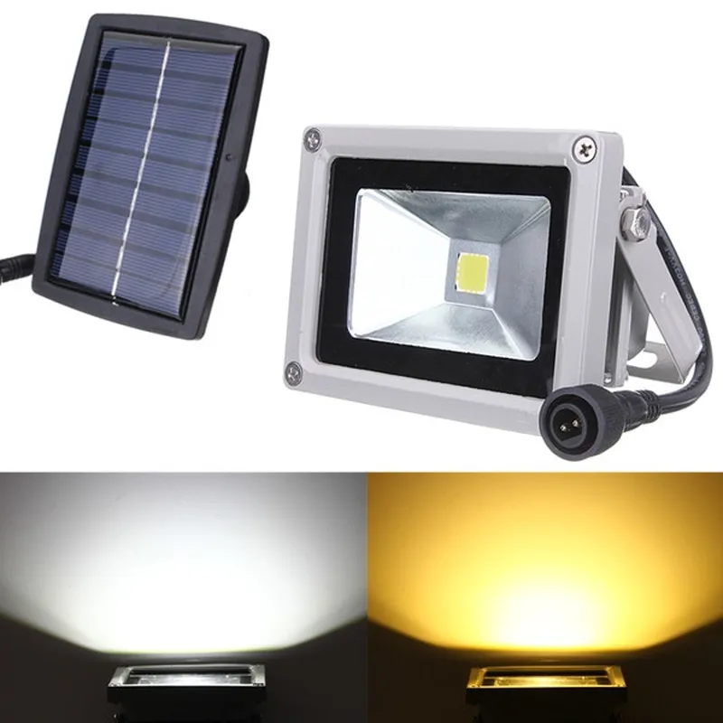 10W Floodlight LED Solar Light Waterproof LED Outdoor Garden Light Decoration Landscape Spotlight Wall Lamp Bulb Dropshipping