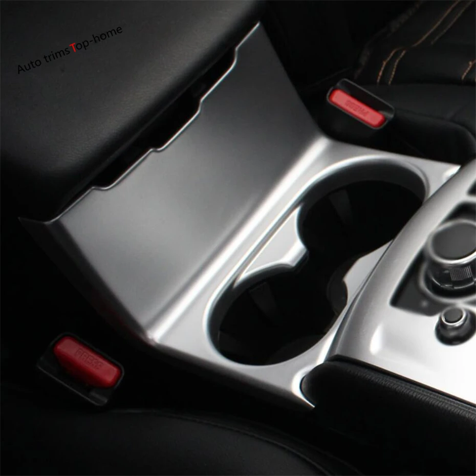 Central Control Gear Shift Water Cup Bottle Holder Decoration Panel Cover Trim For Mazda CX-5 CX5 2017 - 2024 Car Accessories