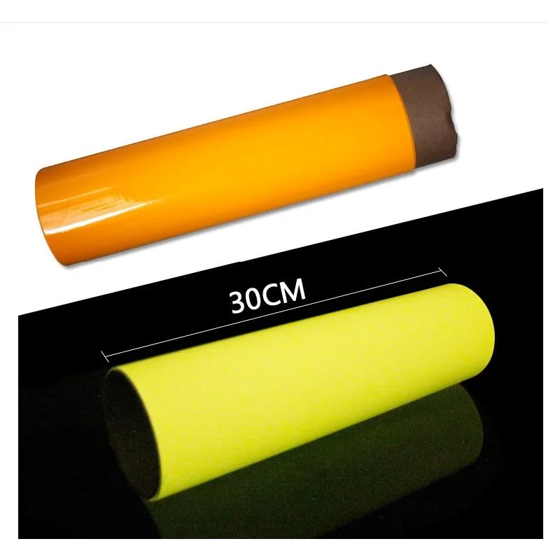30cm/60cm * 1M Feuer Straße Verkehrs Nacht Nachtleuchtende Film Leucht speichert Glowing Bei Nacht Selbst-klebstoff Warnung Wandsticker – Detail 5