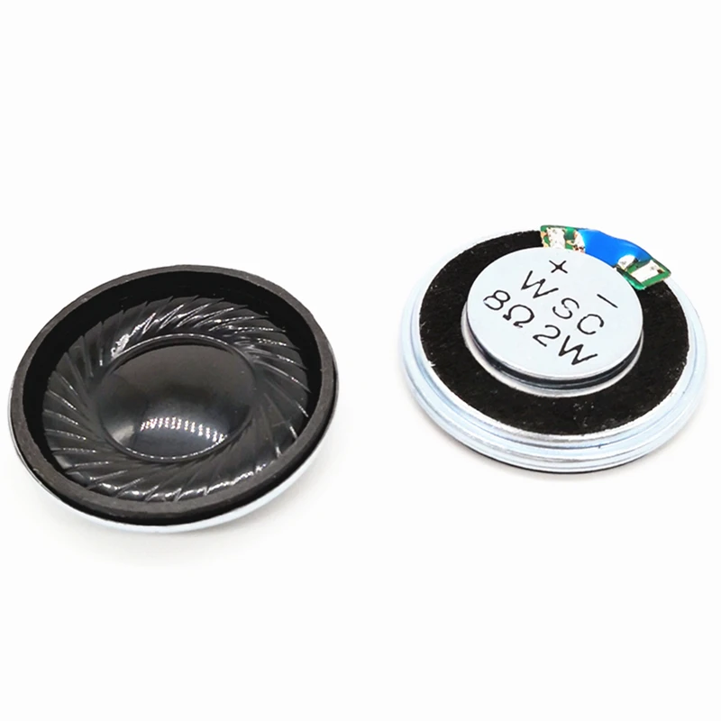 1 Stück Original ultradünner Mini-Lautsprecher 8 Ohm 2 Watt 2 W 8R Lautsprecher Durchmesser 28 mm 2,8 cm Dicke 5 mm – Detail 1