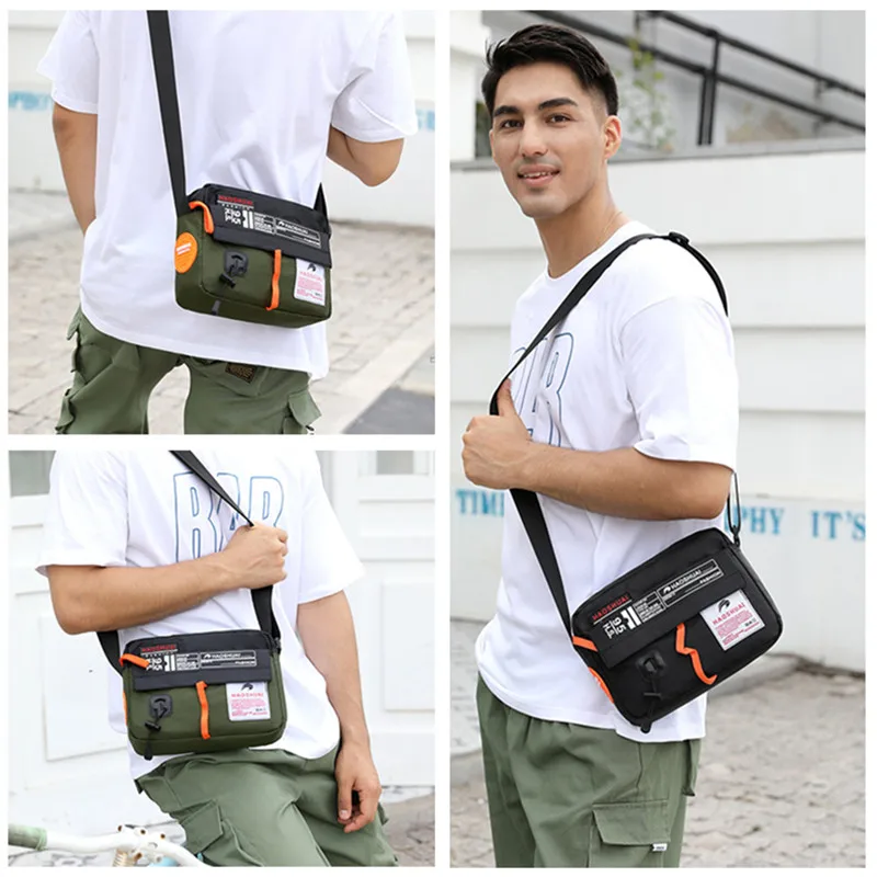 2024 New Multifunctional Leisure Nylon Waterproof Outdoor Bag Sports Fashion shoulder Messenger Bag Riding Mountaineering Bag