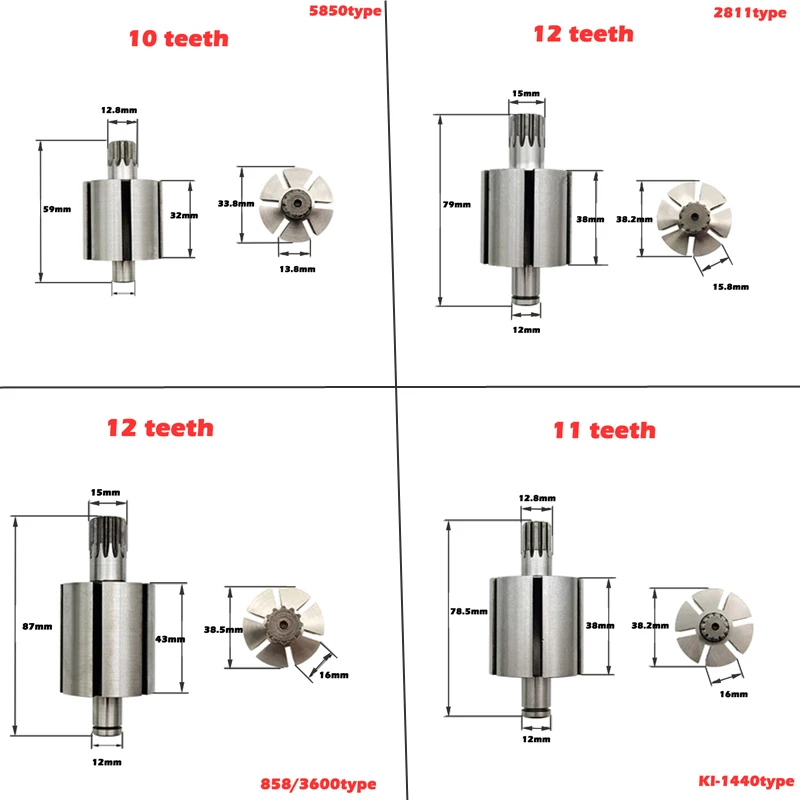 Mini Pneumatic Wrench Accessories 1/2