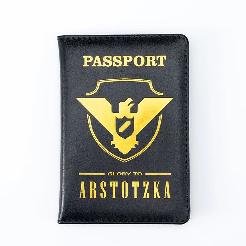 Passport Holder Pu Leather Covers for Passports Glory To Arstotzka